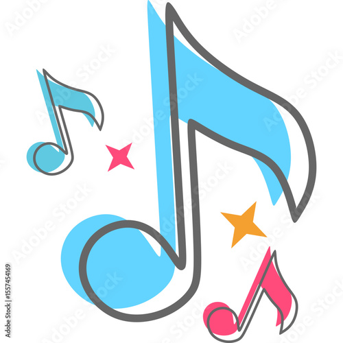 Retro Musical Note