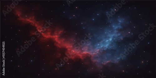 Abstract galaxy background with bright stars and a swirling nebula