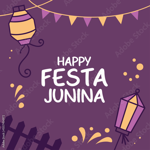 Brazilian Festival Bonfire and Sky Lanterns