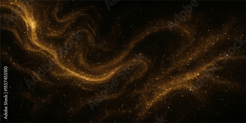 Flowing black and white silk texture with an abstract, wavelike design against a dark, starlit sky, evoking a smooth, nocturnal galaxy