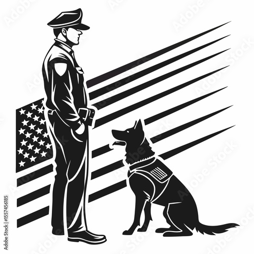man and dog