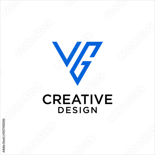 clean initial VG logo design vector, with triangle geometric design template Free Download clean initial VG logo design vector, with triangle geometric design template - GFXLoad