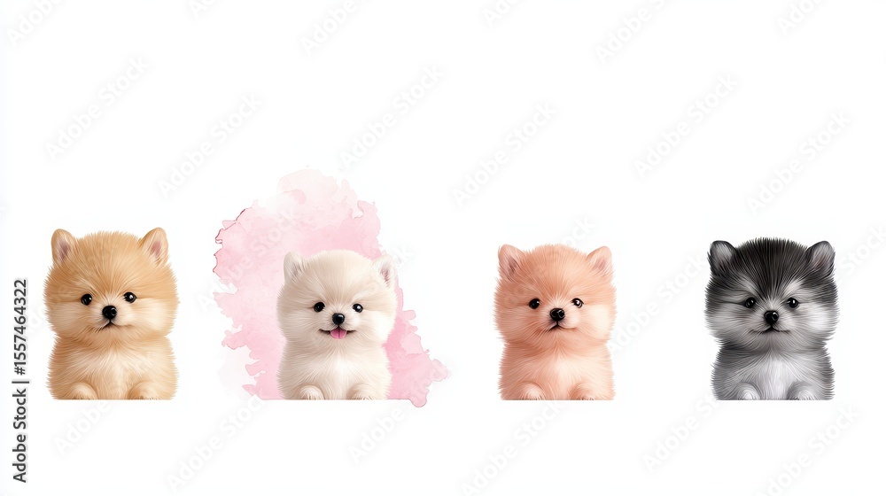 Obraz premium Cute bunny christmas. Adorable fluffy rabbit winter holiday celebration.