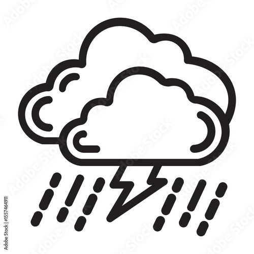 weather storm icon vector illustration