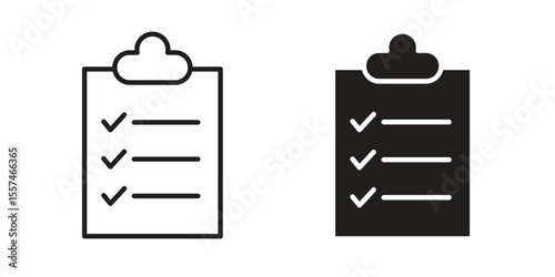 Survey icon Vector simple flat graphic illustration.