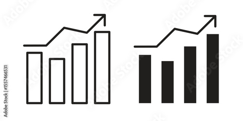 Stagflation icon Vector simple flat graphic illustration.