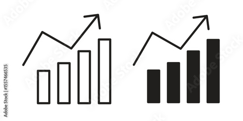 Stagflation icon Vector simple flat graphic illustration.