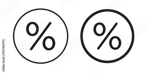 Percent icon Vector simple flat graphic illustration.