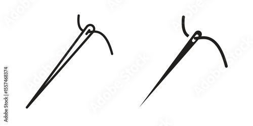 Needle icon vector, Symbol, logo illustrations