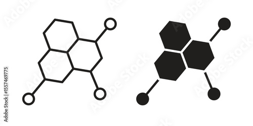 Hormones icon Vector simple flat graphic illustration.