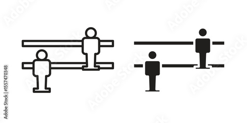Foosball icon Vector simple flat graphic illustration.