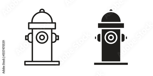 Fire hydrant icon vector, Symbol, logo illustrations