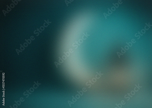 Abstract teal and dark blue gradient with light effect