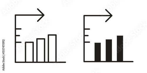 Diminishing returns icon Vector simple flat graphic illustration.