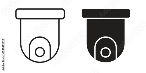 CCTV icon vector, Symbol, logo illustrations