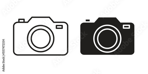 Camera icon vector, Symbol, logo illustrations