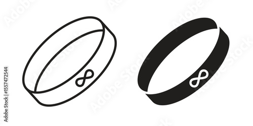 Bracelet icon Vector simple flat graphic illustration.