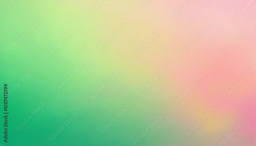 Obraz premium pastel gradient of light pink and green colors abstract horizontal background with noise effect
