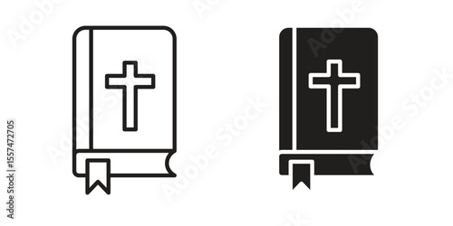Bible icon Vector simple flat graphic illustration.