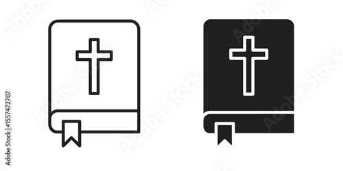 Bible icon vector, Symbol, logo illustrations