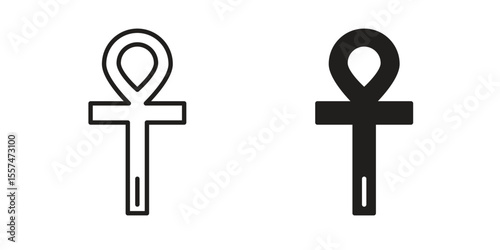 Ankh icon Vector simple flat graphic illustration.