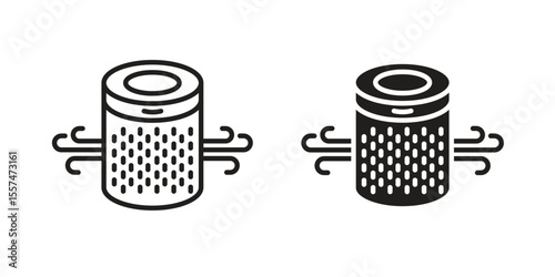 Air purifier icon Vector simple flat graphic illustration.