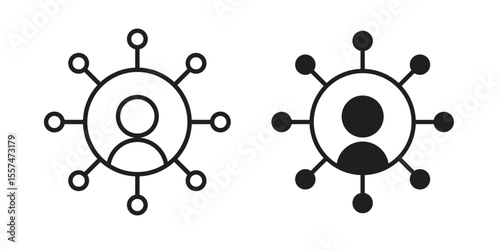 Affiliate marketing icon vector, Symbol, logo illustrations