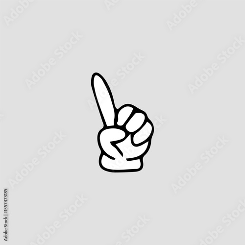 Handrawn hand comic character element stock. Cartoon hands. Comic arms with four and five fingers in white gloves with various gestures, cartoon character body parts. 