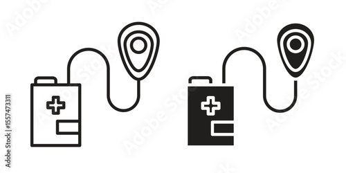 Anesthesia icon Vector simple flat graphic illustration.