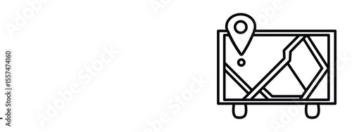 GPS DIRECTIONS ICON     .Map Vector icon