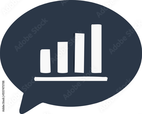 Bulle de communication analytique minimaliste