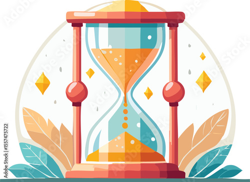 Temps numérique en défilement visuel
