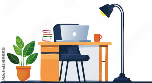 Coin bureau pour freelance ou télétravailleur moderne