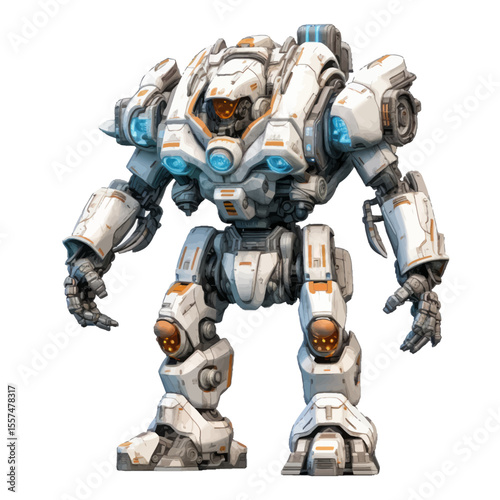 blue screen robot toy