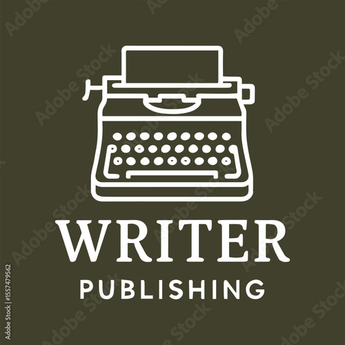 Classic typewriter graphic for writers and publishers a timeless symbol