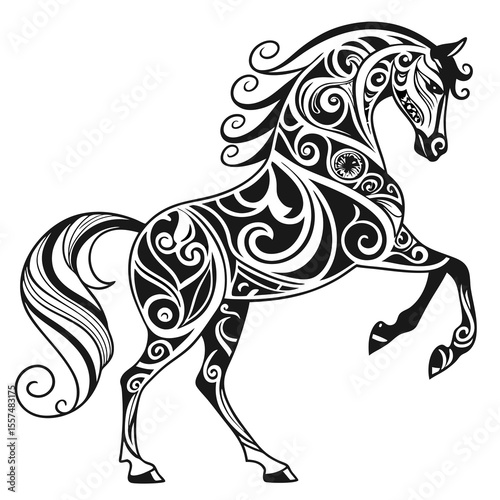 horse vector silhouette