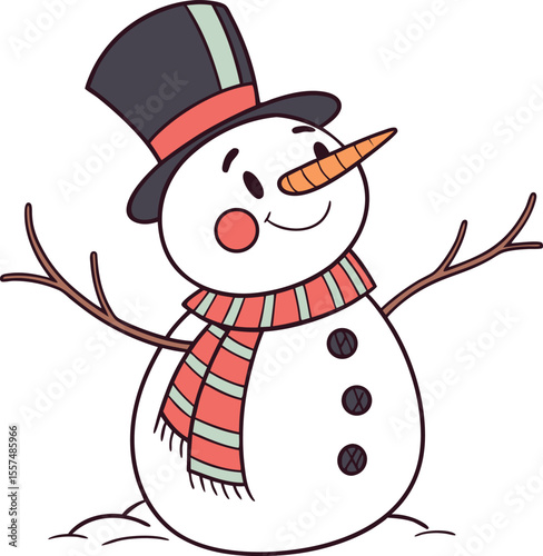 Christmas Icons Set – Snowman, Stocking, Lights, and Nativity Scene – Festive Vector Illustration