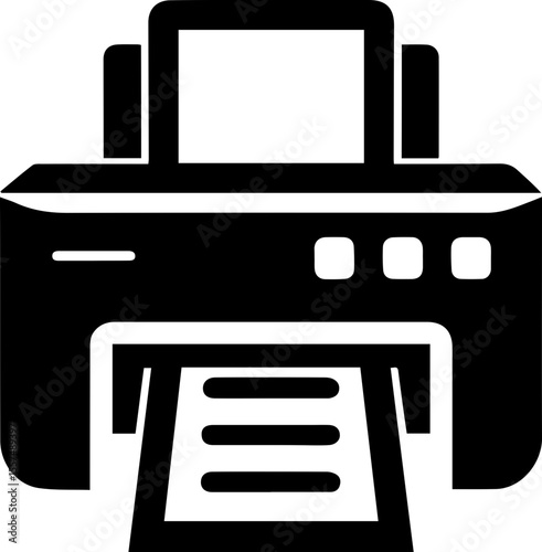 Printer with Document Icon