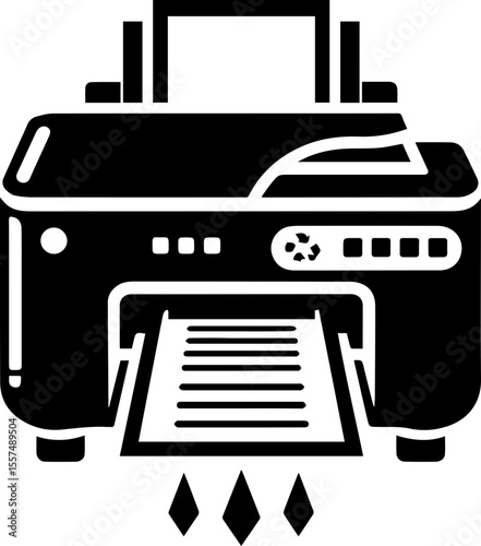 Printer with Document Icon