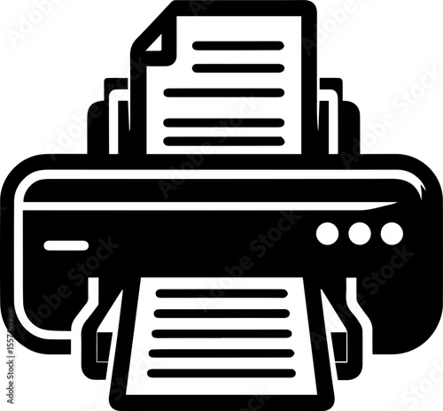 Printer with Document Icon