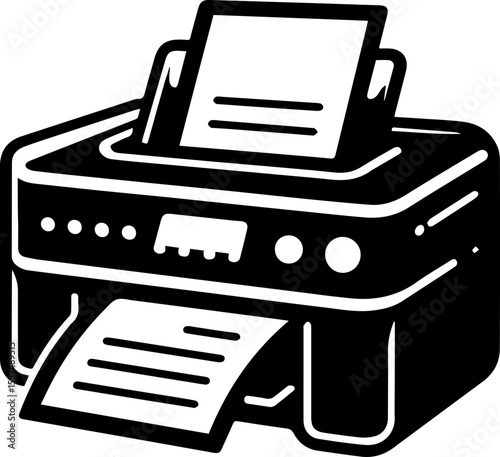 Printer with Document Icon