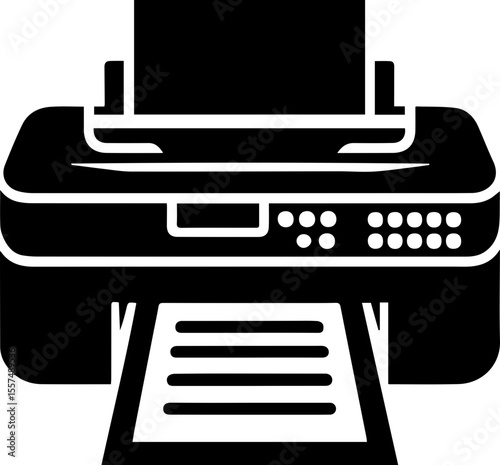 Printer with Document Icon