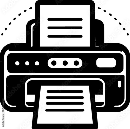 Printer with Document Icon