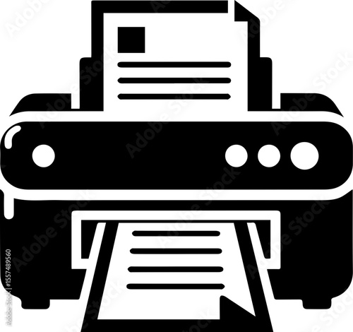 Printer with Document Icon