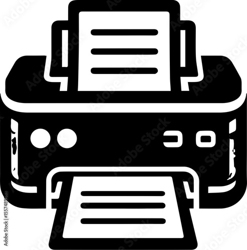Printer with Document Icon