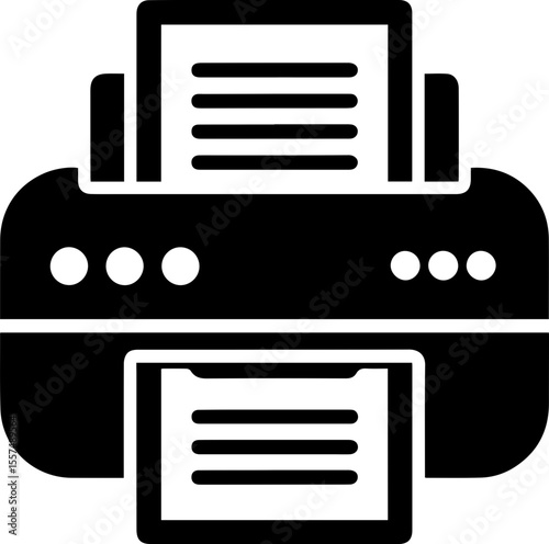 Printer with Document Icon