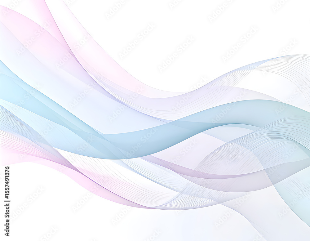 Fototapeta premium Soft Gradient Mesh Background in Pastel Tones – Abstract Minimal Design, Business Tech Banner