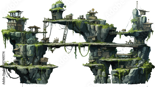 Game Prop Forest Platform