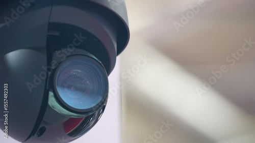 Professional 4K Security Cameras. Concept of surveillance, privacy, crime, technology, spy, equipment, protection and safety