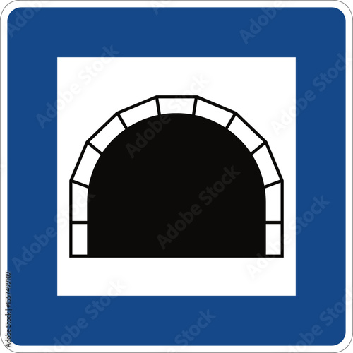 Tunnel - StVo DE, Vektor (SVG)